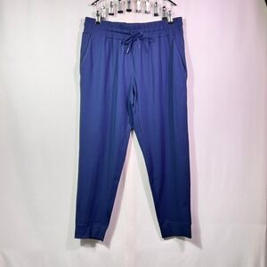 Member's Mark Womens Travel Jogger Navy Blue Stretch Pants Size L